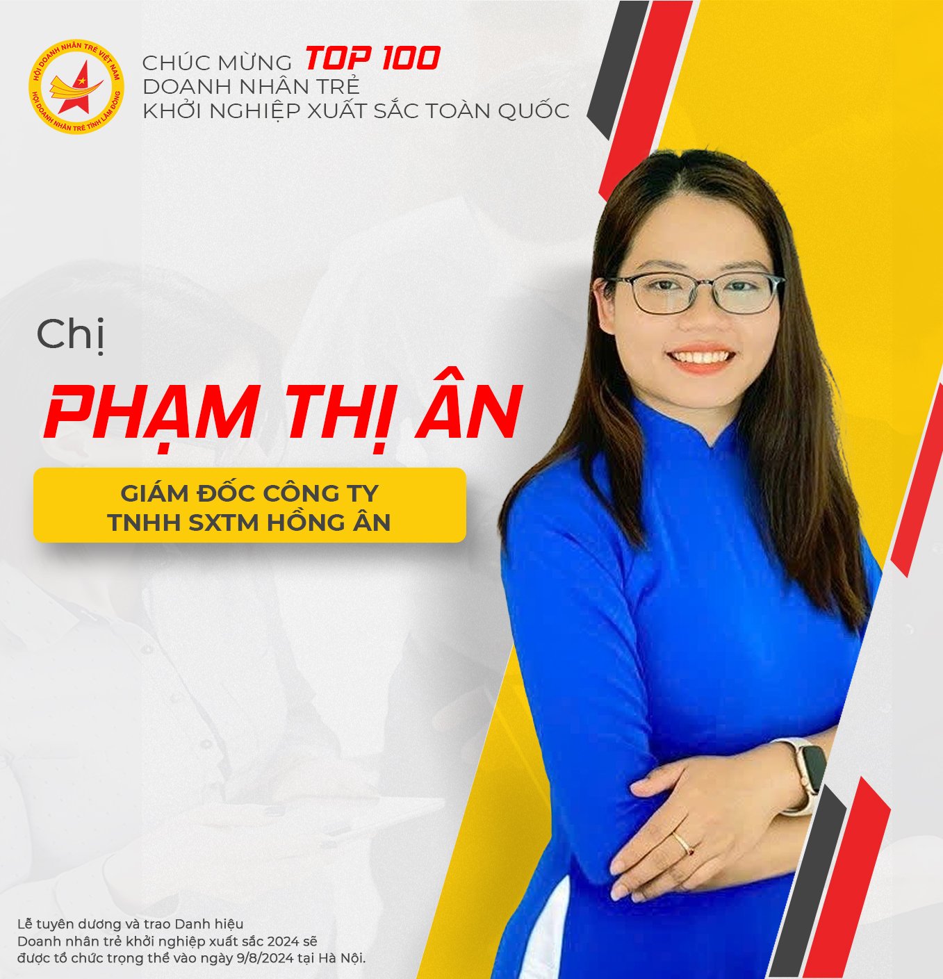 YBA Lâm Đồng đạt giải Khởi Nghiệp xuất sắc 2024
